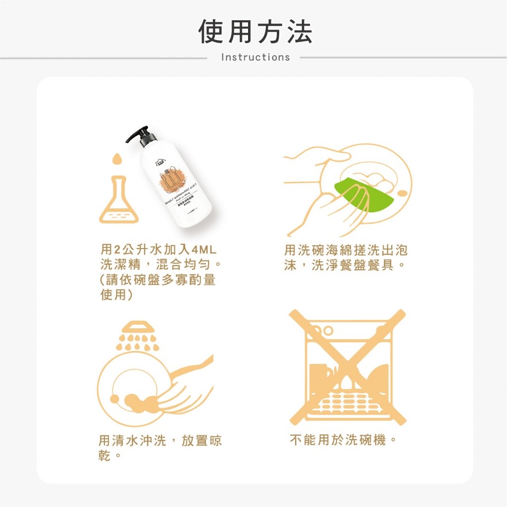 優淨坊 深層淨味碗盤洗潔精 1000ML