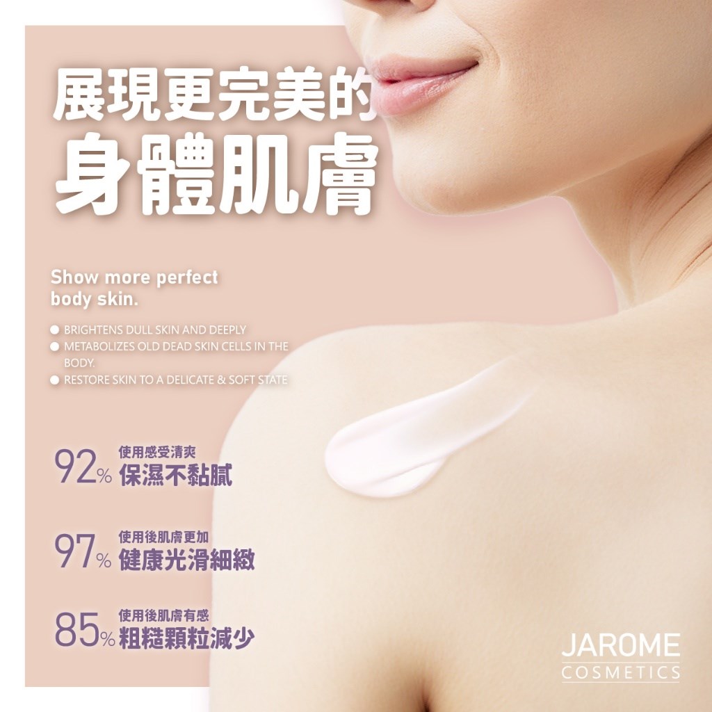 潔洛美JAROME 10%AHA果酸亮白身體乳