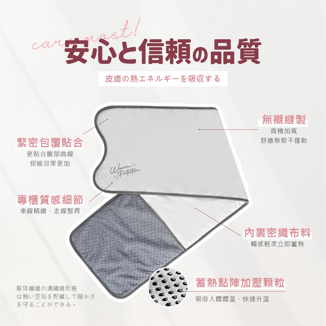 溫美活 專利結構自發熱恆溫肚圍