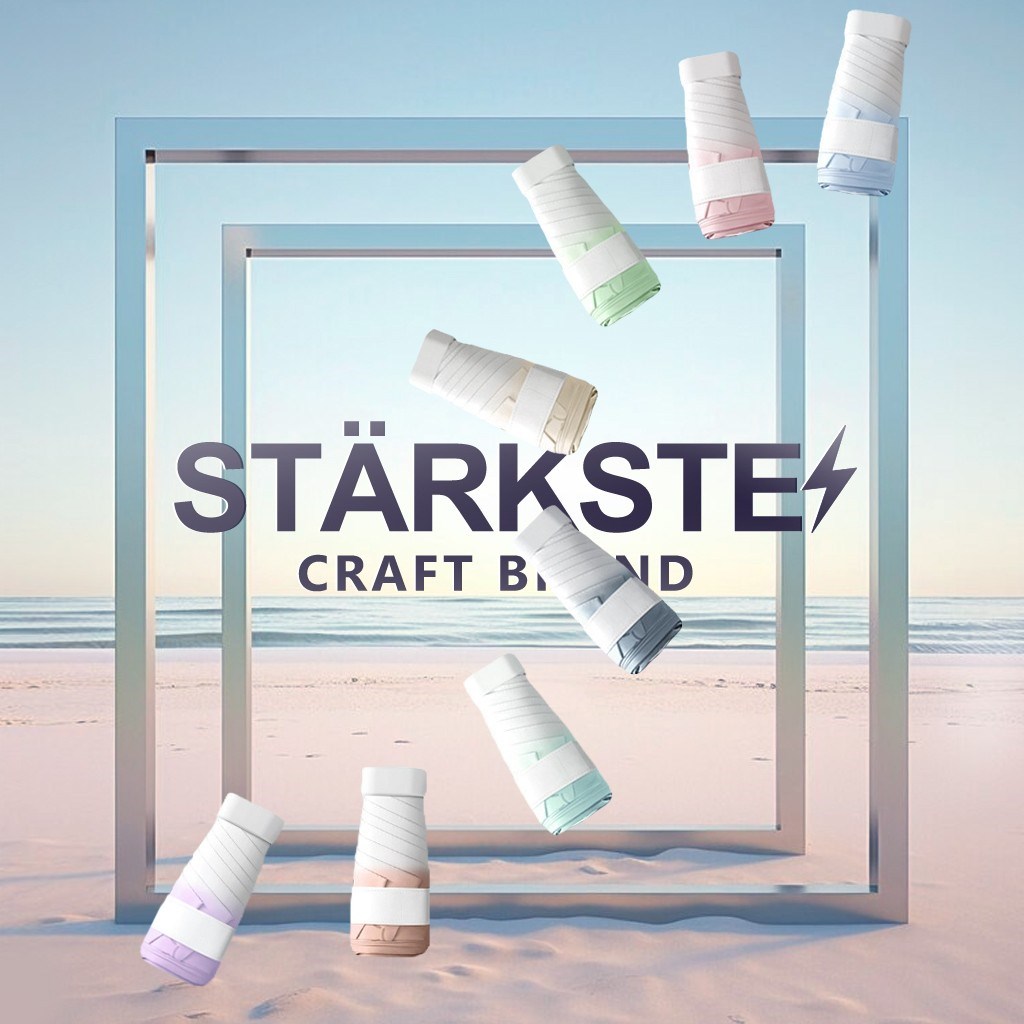 (預購) STÄRKSTE 極輕抗UV兩用口袋傘